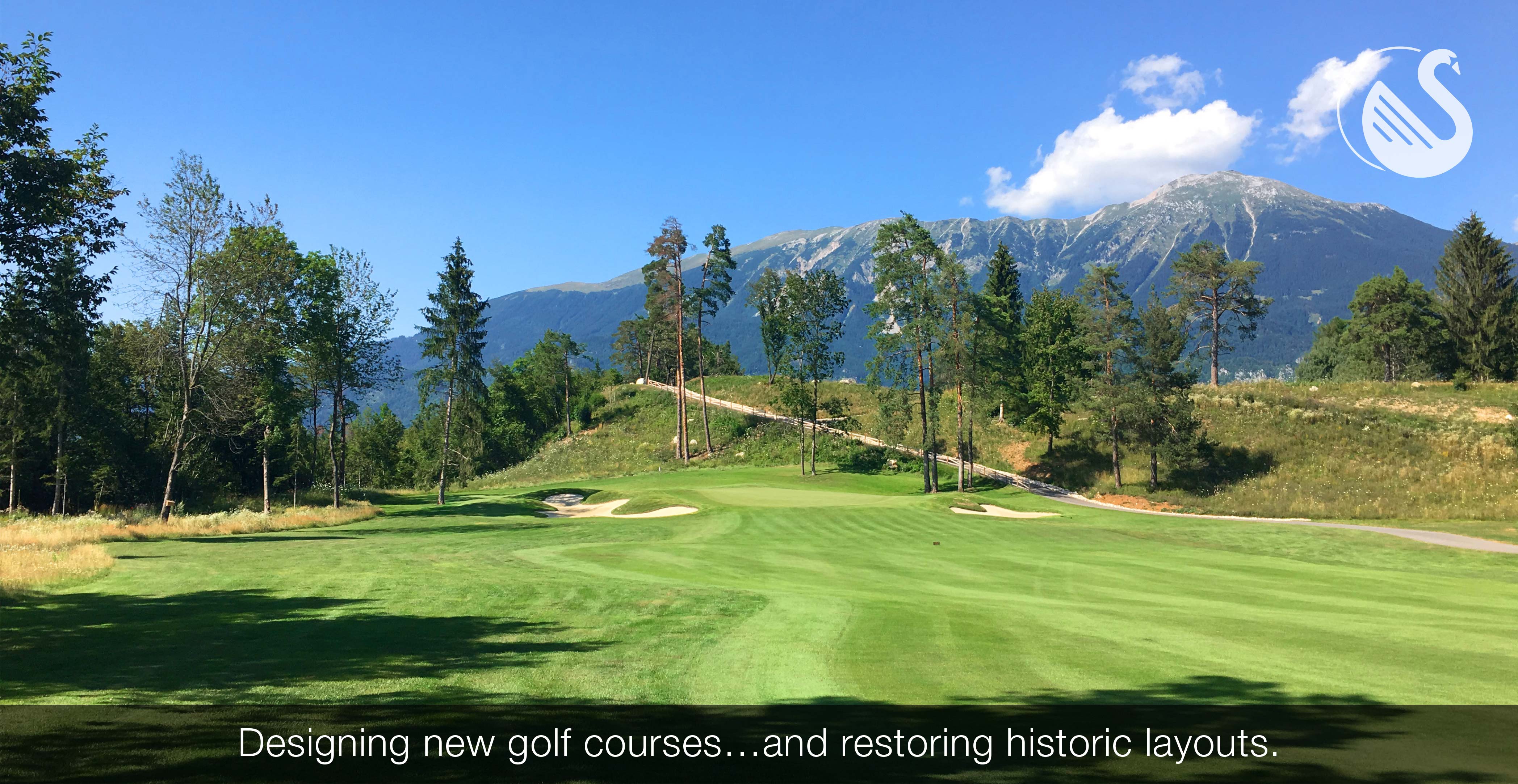 Designing new golf courses…and restoring historic layouts.