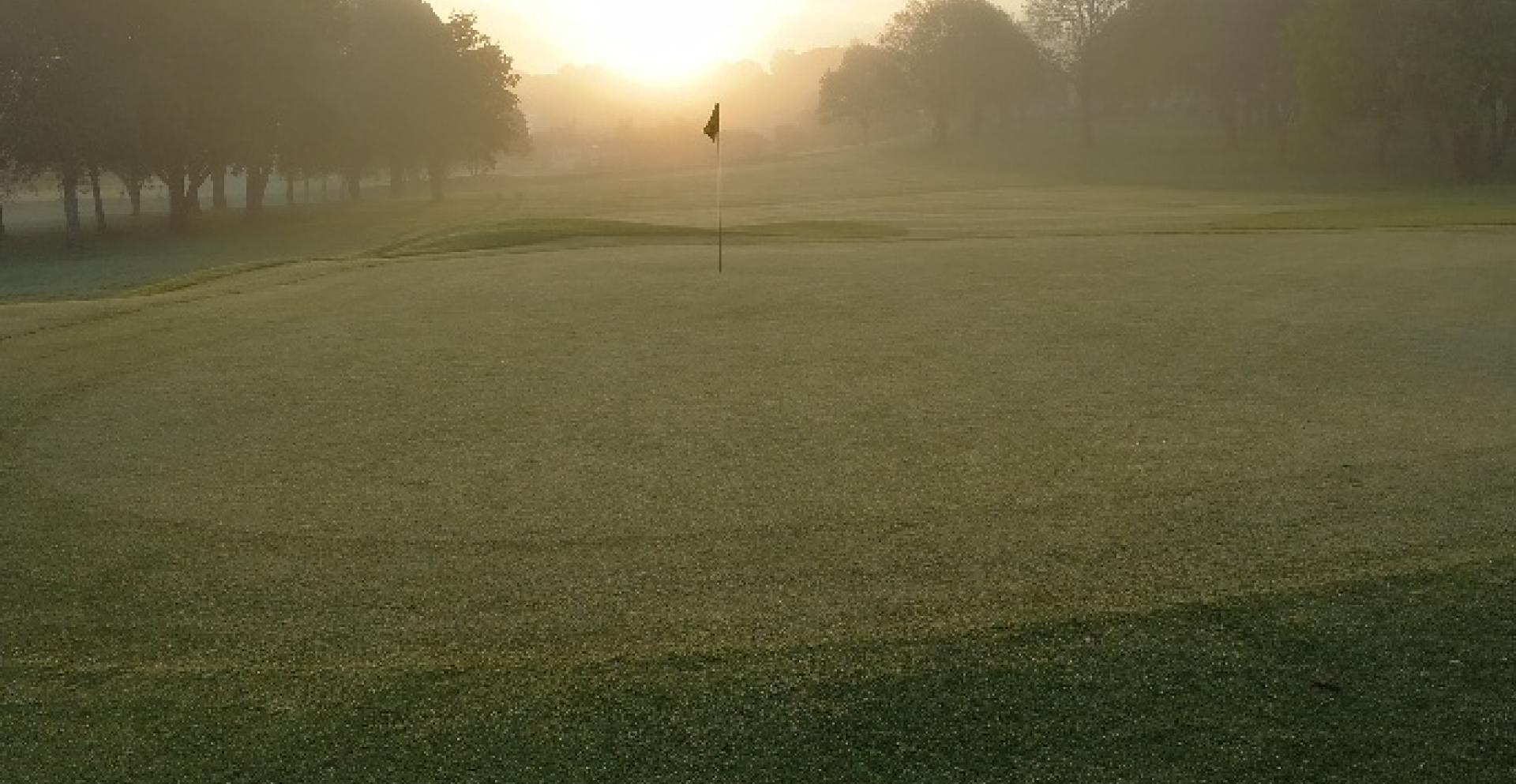 Yeovil Golf Club at sunrise