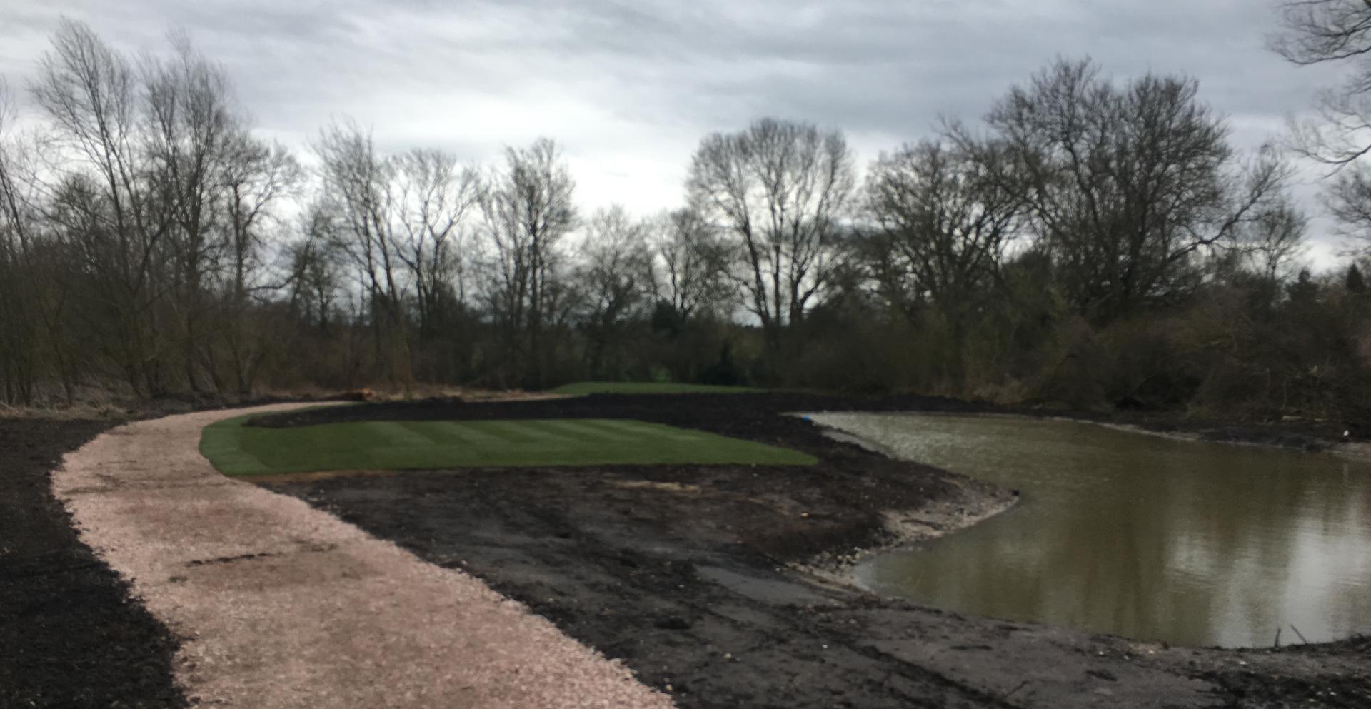 The new 18th tees at Kingfishers