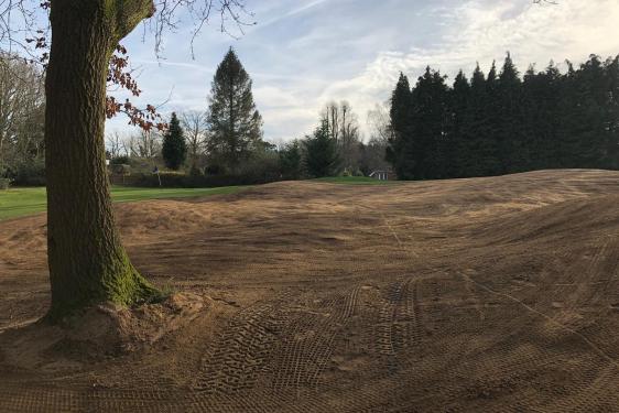 Renovated 10th green surround