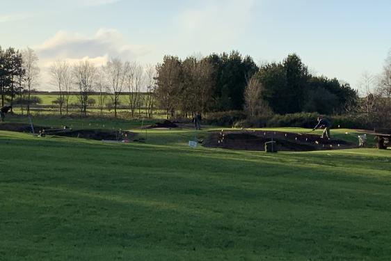 The classic pitch hole 8th at Alnmouth