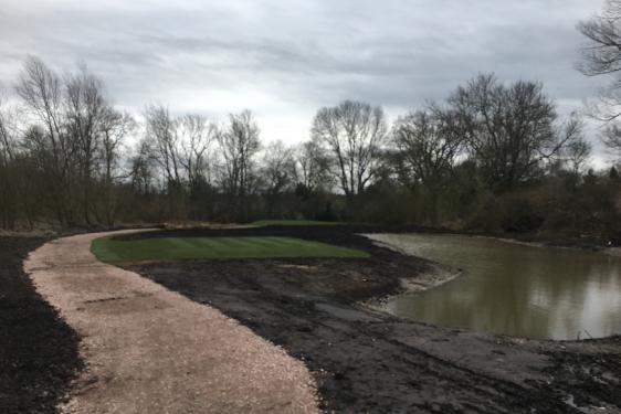 The new 18th tees at Kingfishers