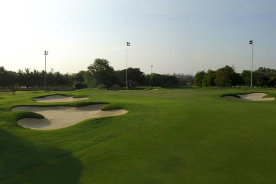 The shared green on 15 and 17 at KGA